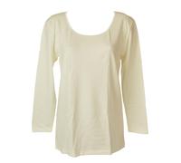 Camiciola donna VAJOLET by selina manica lunga misto lana cotone sulla pelle art