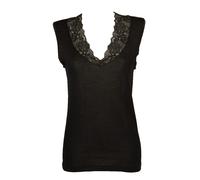 Camiciola donna VAJOLET by selina spalla larga cotone sulla pelle lana fuori con