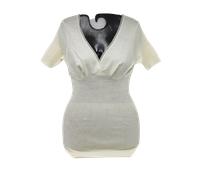 Camiciola Reggiseno Manica corta Donna, Lana 100% RAGNO, Bianco cod.041L8