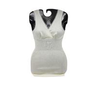Camiciola Reggiseno Spalla Larga Donna, Lana 100% RAGNO, Bianco cod.041L4