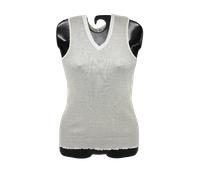 Camiciola Spalla Larga Donna, Lana/Seta RAGNO, Bianco cod.073462