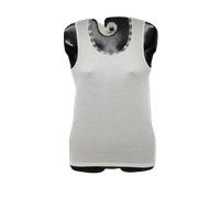 Camiciola Spalla Larga Donna, Lana/Seta RAGNO, Bianco cod.074612