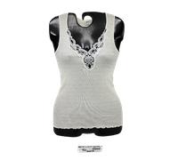 Camiciola Spalla Larga Donna, Lana/Seta RAGNO, Bianco cod.077082