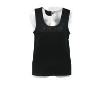 Camiciola Spalla Larga Donna, Lana/Seta RAGNO, Nero cod.073382