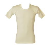 Camiciola uomo LIABEL maglia intima mezza manica misto lana irrestringibile arti