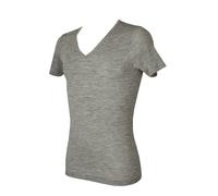 SG Camiciola uomo t-shirt intima scollo V manica corta 100% LANA MERINO wonderwo