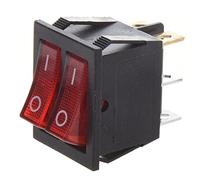 Camiesy Luce Illuminato 6 Pin SPST ON/Off Barca Rocker Interruttore AC 15A/250V 20A/125V