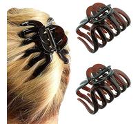 Camila Paris AD718 2PK French Octopus Hair Clip, Large Hair Clips for Thick Hair, Girls Big Hair Claw Clip for Long Hair, Durable Hair Clips for Women for Thick Hair Strong No-Slip Grip Made in France