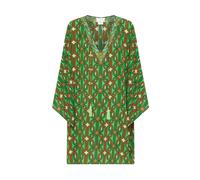 Camilla - Caftano geometrico con scollo a V Buone vibrazioni - - Dresses - Donna - Verde - ONE SIZE
