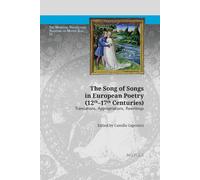 Camilla Caporic Song of Songs in European Poetry (Twelfth to Sevente (Tascabile)