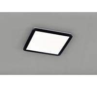 CAMILLA H2O PLAFONIERA LED 22W 2700lm, 3000K QUADRATA BORDO NERO DIMMERABILE CON INTERRUTTORE IP44 D. 40CM