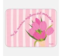CAMILLA HOME Tovaglietta per la Mamma - Tovaglietta americana lavabile, antiscivolo, impermeabile e antimacchia, in plastica riciclabile (PP), Festa della Mamma - 45×33 cm (Mamma migliore)