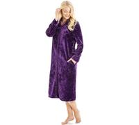 Camille Cappotto classico da donna con cerniera intera, con tasche interne, Viola, 18-20 Plus