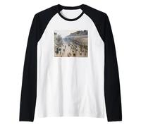 Camille Pissarro Boulevard Montmartre (Paris Street Scene) Maglia con Maniche Raglan