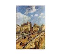 Camille Pissarro - The Pont Neuf - Poster artistico su tela e stampa artistica da parete moderna per camera da letto, senza cornice, 30,5 x 45,7 cm