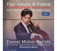 Camille Saint-Saens Four Visions of France: French Cello Concertos (CD) Album