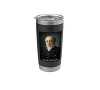 Camille Saint Saens Francia Compositore Pianista Bicchiere termico in acciaio inox doppia parete