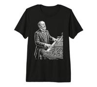 Camille Saint Saens Francia Compositore Pianista Maglietta Premium