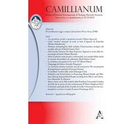 Camillianum. Rivista dell'Istituto internazionale di Teologia Pastorale Sanitaria (2018). Vol. 52-53