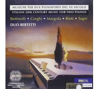 Camillo Bertetti Italian 20th Century Music for Two Pianos (CD)