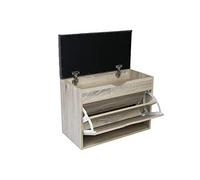 Camillo Rigamonti S.r.l Panca portascarpe con vano e Cuscino, Poliestere, 60x30x50