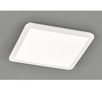 Camillus plafoniera led quadrata metallo bianco opaco con funzione dimmerabilita