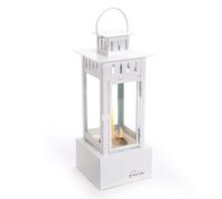 Caminetto a bioetanolo Purline Iris W da tavolo/pavimento, 1 kW, bianco.