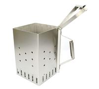 Caminetto ciminiera accendicarbone Inox quadrato GRISU'