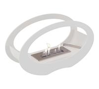 Caminetto da Terra Bianco ECHO Biocamino Ecologico Dimensioni 50x16.2x29.1 cm Materiale di Alta Qualità Peso 7.8 kg