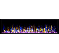 Caminetto elettrico a LED Pride s153 AFLAMO senza funzione di riscaldamento (153x42x13cm)