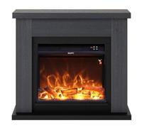 Caminetto elettrico MPC Camino Asciano 1500W Pavimento con Telecomando e Timer