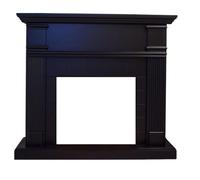 Caminetto elettrico Sined Caldera Cornice MDF Nero Pavimento Design Classico