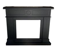 Caminetto elettrico Sined Lipari Cornice MDF Nero Installazione da Pavimento