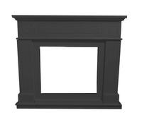 Cornice Camino Pienza grigio Scuro in materiale MdF Dimensioni 110x24.9x h94.9 cm -peso kg 22,8 Alloggiamento per camino elettrico modello Vulcano grigio Scuro