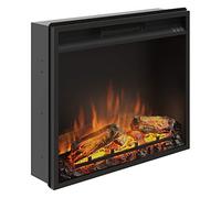 Caminetto elettrico TAGU PowerFlame con riscaldatore, termostato digitale, timer settimanale ed effetto fiamma LED