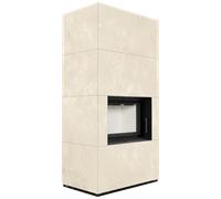 Caminetto modulare KRATKI FLOKI BOX 8 kW Ø 150 Sinterizzazione di quarzo OXIDE