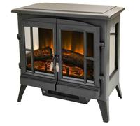 CAMINETTO STUFA ELETTRICA ARIA CALDA EFFETTO FIAMMA STRUTTURA 1000/2000W 5961cm [EEK: A]