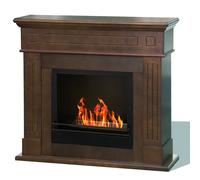 Camino a bioetanolo biocamino da terra Cambridge in legno Marrone 110x36x100h