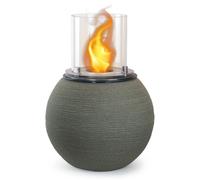 Divina Fire Camino a bioetanolo braciere da giardino da terra per interno esterno BOTTICELLI Verde Salvia d.40 x h54 - DF95271