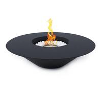 Divina Fire Camino a bioetanolo da giardino tondo per esterno Santorini Nero 60 - DF91662