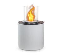 Camino a Bioetanolo Braciere da Pavimento Ø36xh56 cm per Interno ed Esterno Modigliani Bianco Perla