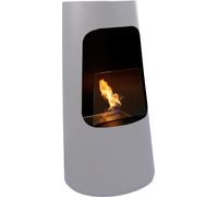 Camino a Bioetanolo da Pavimento Ø50x96 cm Dubai Bianco