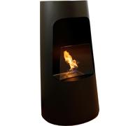 Camino a Bioetanolo da Pavimento Ø50x96 cm Dubai Nero