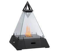 Camino a Bioetanolo da Pavimento 65x45x45 cm 3,10kW Las Vegas Junior Nero