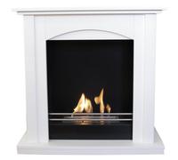 Camino a Bioetanolo da Pavimento 70x30x70 cm Matera Bianco