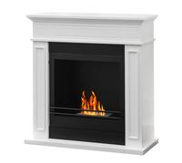 Camino a Bioetanolo da Pavimento 89,5x90,5x28 cm Jefferson Bianco