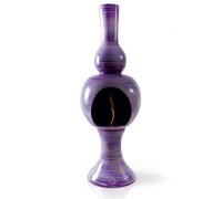 Camino a Bioetanolo da Pavimento in Ceramica 32x95 cm Ferazzoli Onda Lilla Millerighe