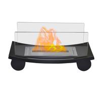 Camino a Bioetanolo da Tavolo 35x16,5x18 cm Klimt Nero