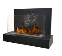 Camino a Bioetanolo da Tavolo 50x35 cm Vannini Maya Nero