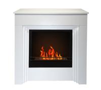 Camino a bioetanolo da terra BELLINI in legno Bianco Made in Italy L96 x P35 x H